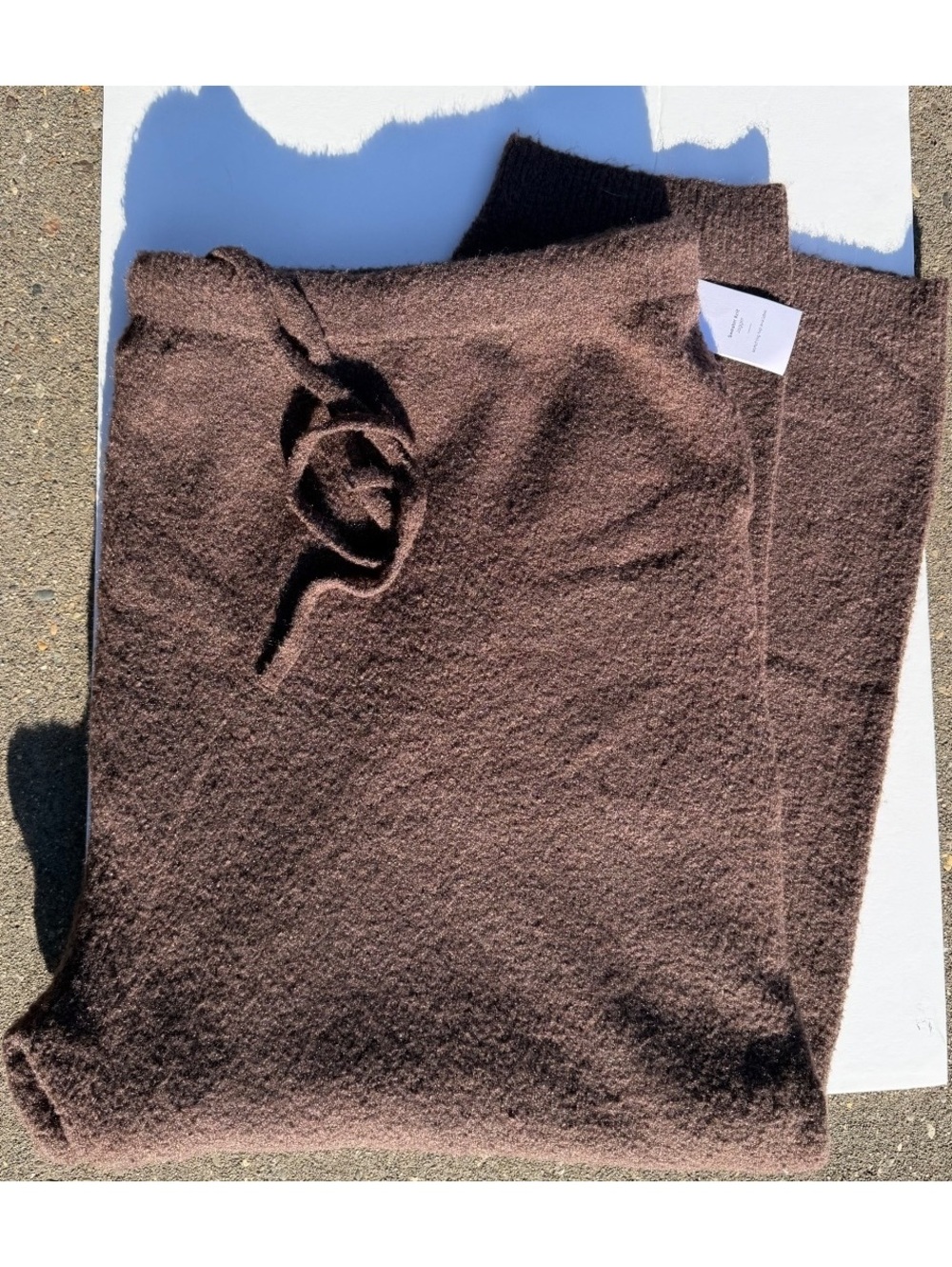 NWT Auden Sweater knit Jogger Pants chocolate brown size 4X